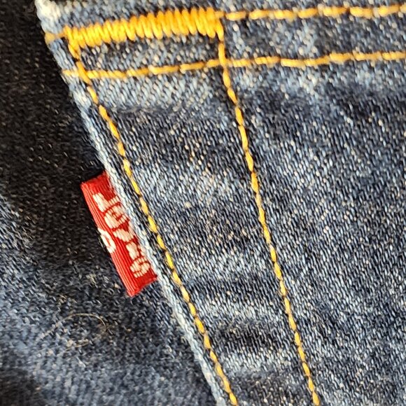 Levi’s 501 Button-Fly Jeans 34x34 Dark Wash Classic Straight Fit - Picture 7 of 16